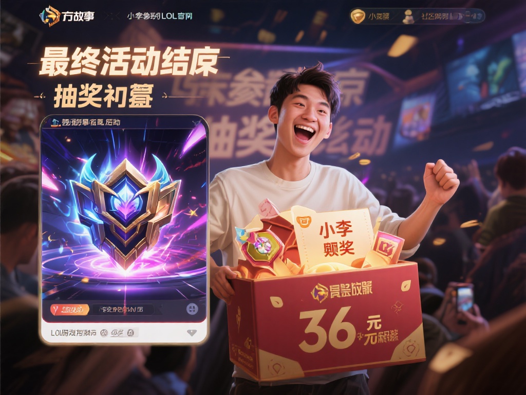 加入LOL官网活动,赢取稀有皮肤大奖! 最终,在活动结束的抽奖环节中,小李幸运地